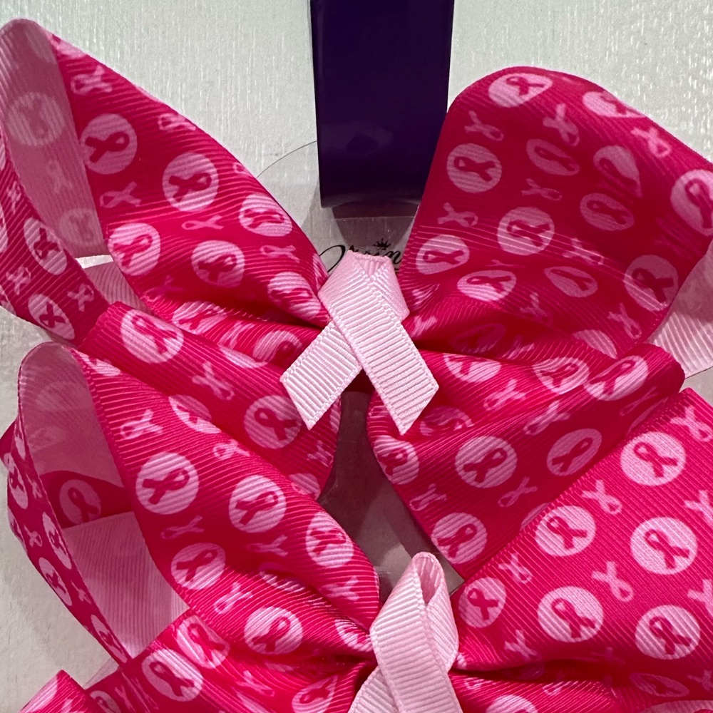 3 Breast Cancer Awareness Bows 🎀